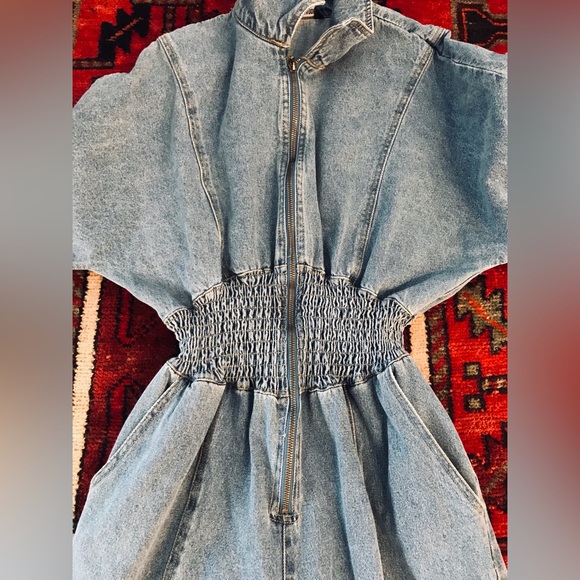 Steve Madden one piece denim jumpsuit Y2K Size Large - Picture 9 of 17